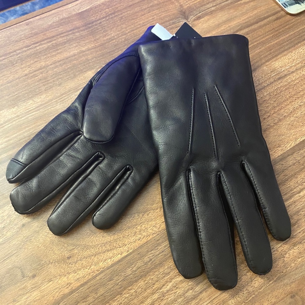 NORDSTROM Men’s Leather Gloves L/XL